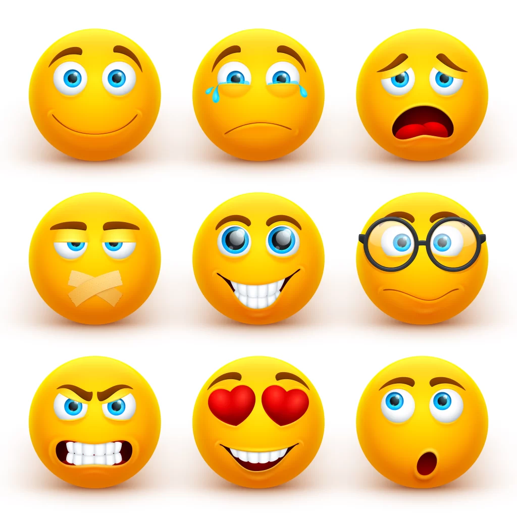Rij emoji's omgaan met emoties 2